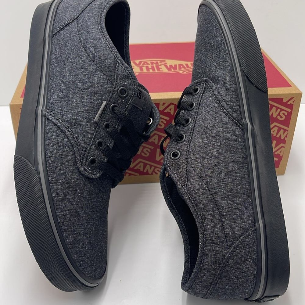 Vans WMNS Low-Top Sneakers Canvas Upper Atwood
(Varsity Textile) Black/Pewter - Picture 12 of 16